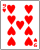 คำอธิบาย: 9 of hearts